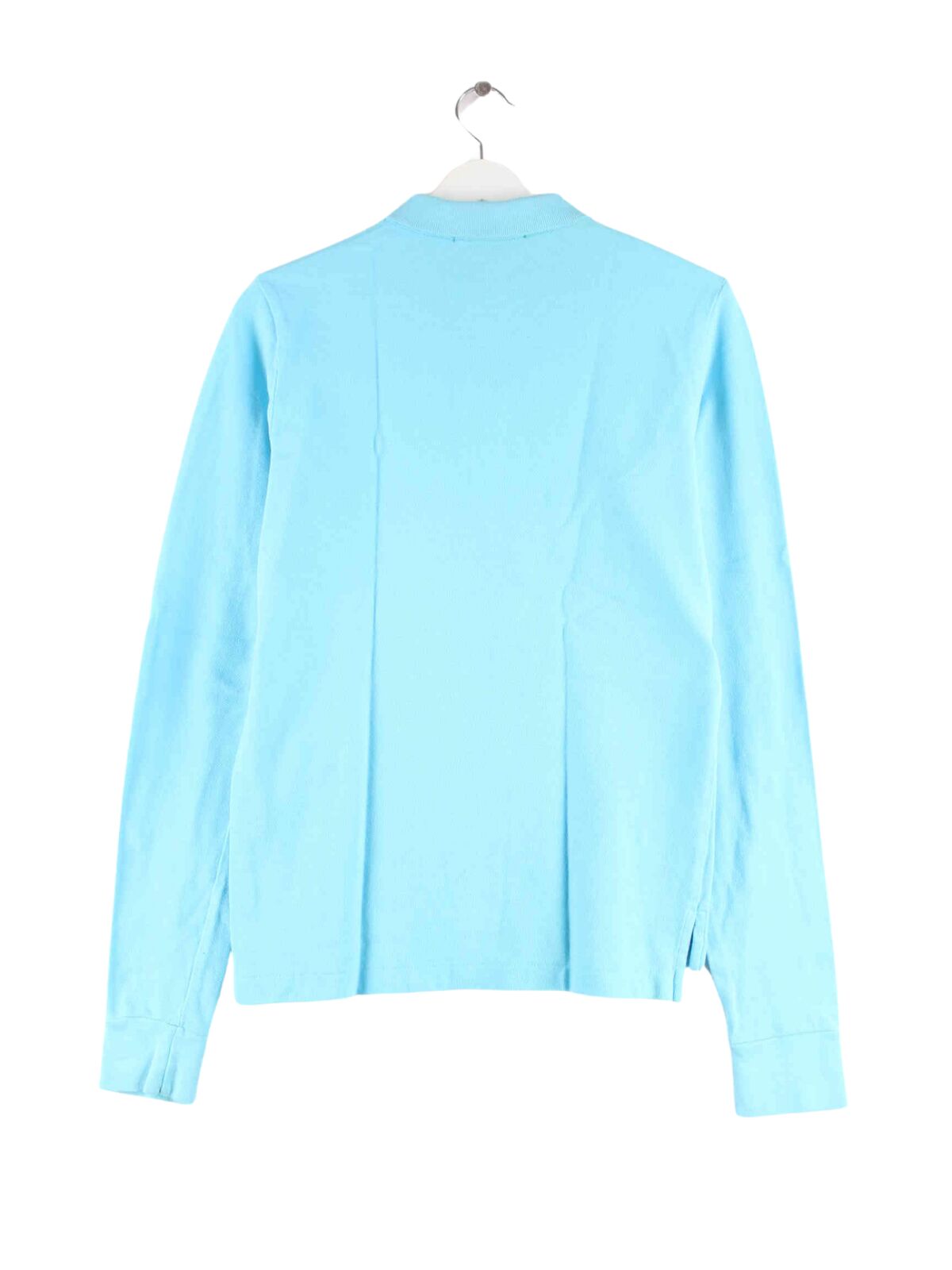 Ralph Lauren Damen y2k Langarm Skinny Polo Blau L (back image)