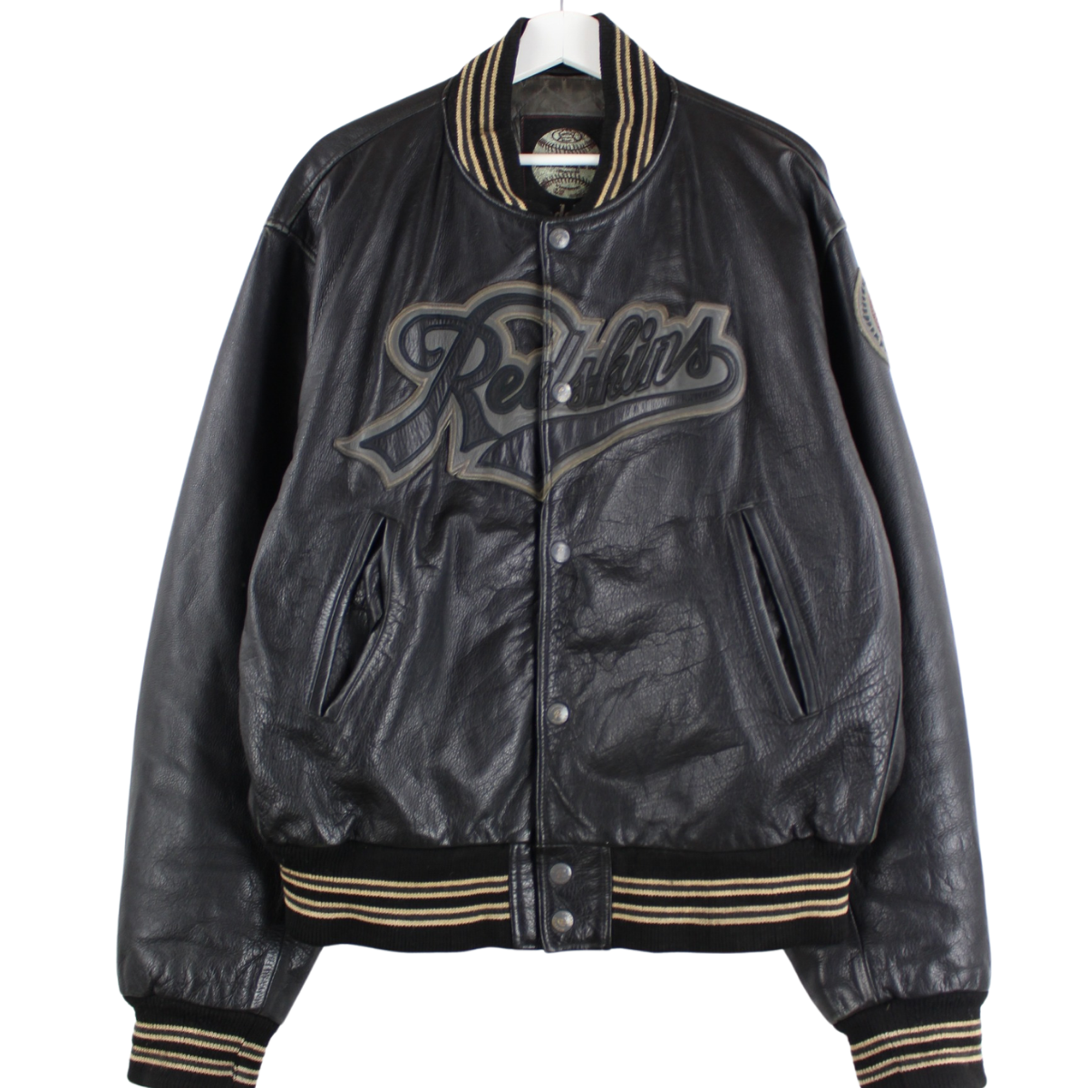 Redskins 90s Vintage Embroidered College Jacket Black XXL – Peeces