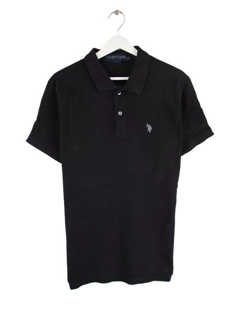 U.S. Polo ASSN. Embroidered Logo Polo Schwarz XL