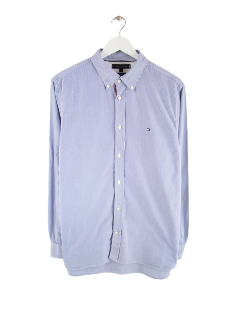 Tommy Hilfiger 80s Two Ply Hemd Blau L