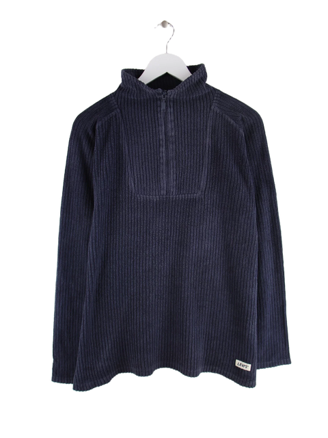 Levi's Damen 90s Vintage Cord Half Zip Sweater Blau XL