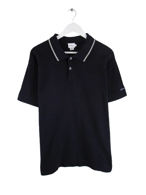 Calvin Klein Jeans 90s Vintage Polo Blau L