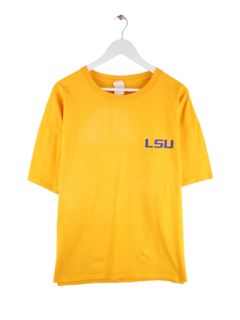 Delta 00s Louisiana State Tigers Print T-Shirt Gelb XXL