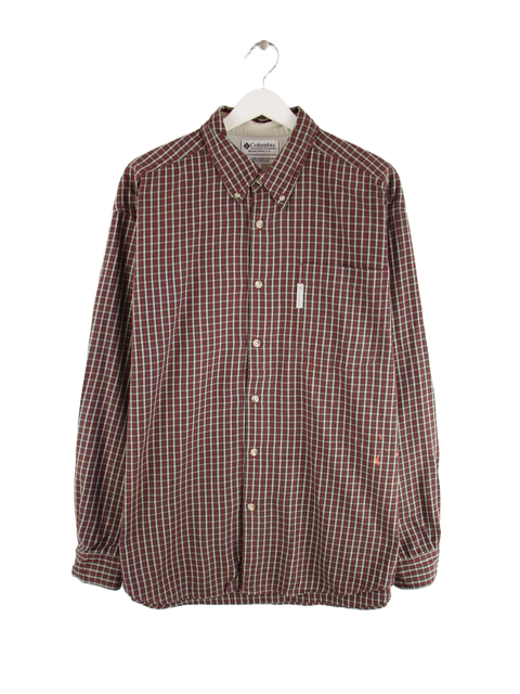 Columbia 90s Vintage Check Freizeit Hemd Mehrfarbig L