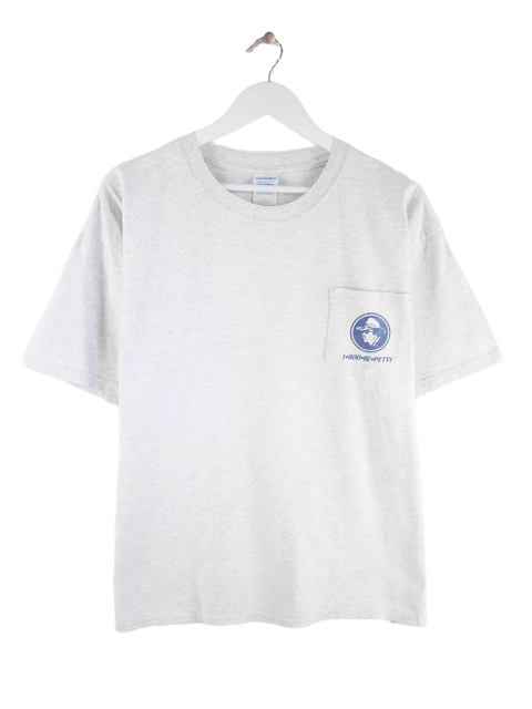 Gildan 00s Race Car Print Pocket T-Shirt Grau XL
