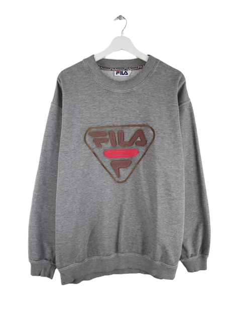Fila 00s Big Logo Sweater Grau L