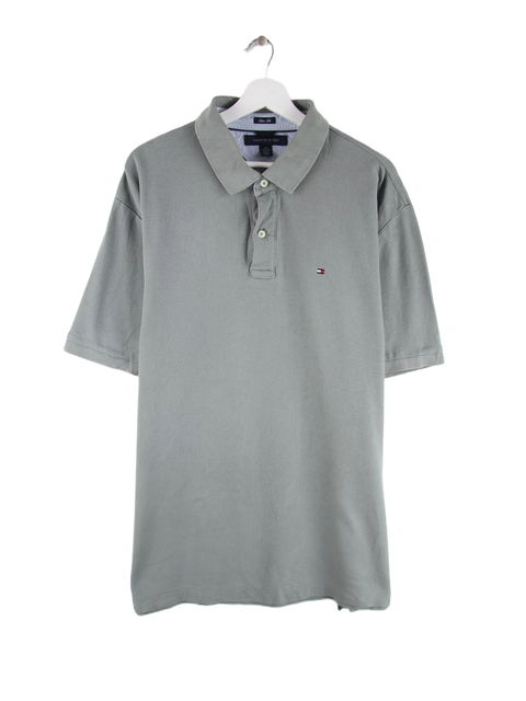 Tommy Hilfiger Slim Fit Polo Grau XXL