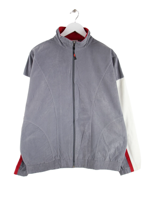 Reebok 90s Vintage Red Stripe Trainingsjacke Grau L