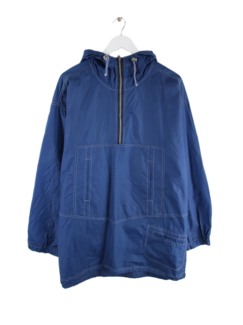 Vintage 00s Energy Funwear Print Windbreaker Blau XL