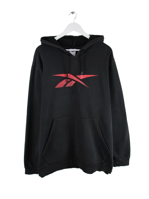 Reebok Big Logo Print Hoodie Schwarz 3XL