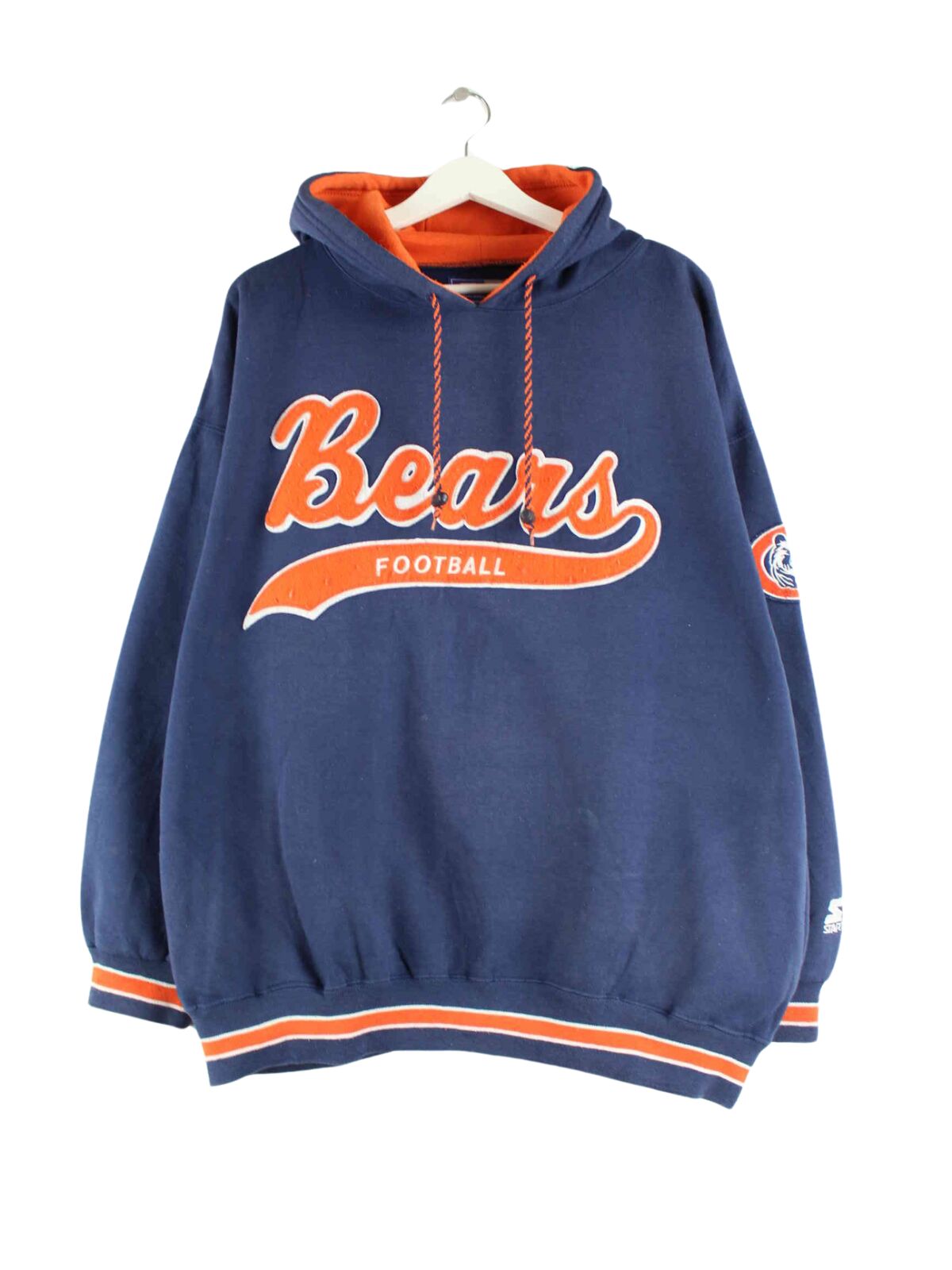 Starter NFL Bears Embroidered Hoodie Blau XL (front image)