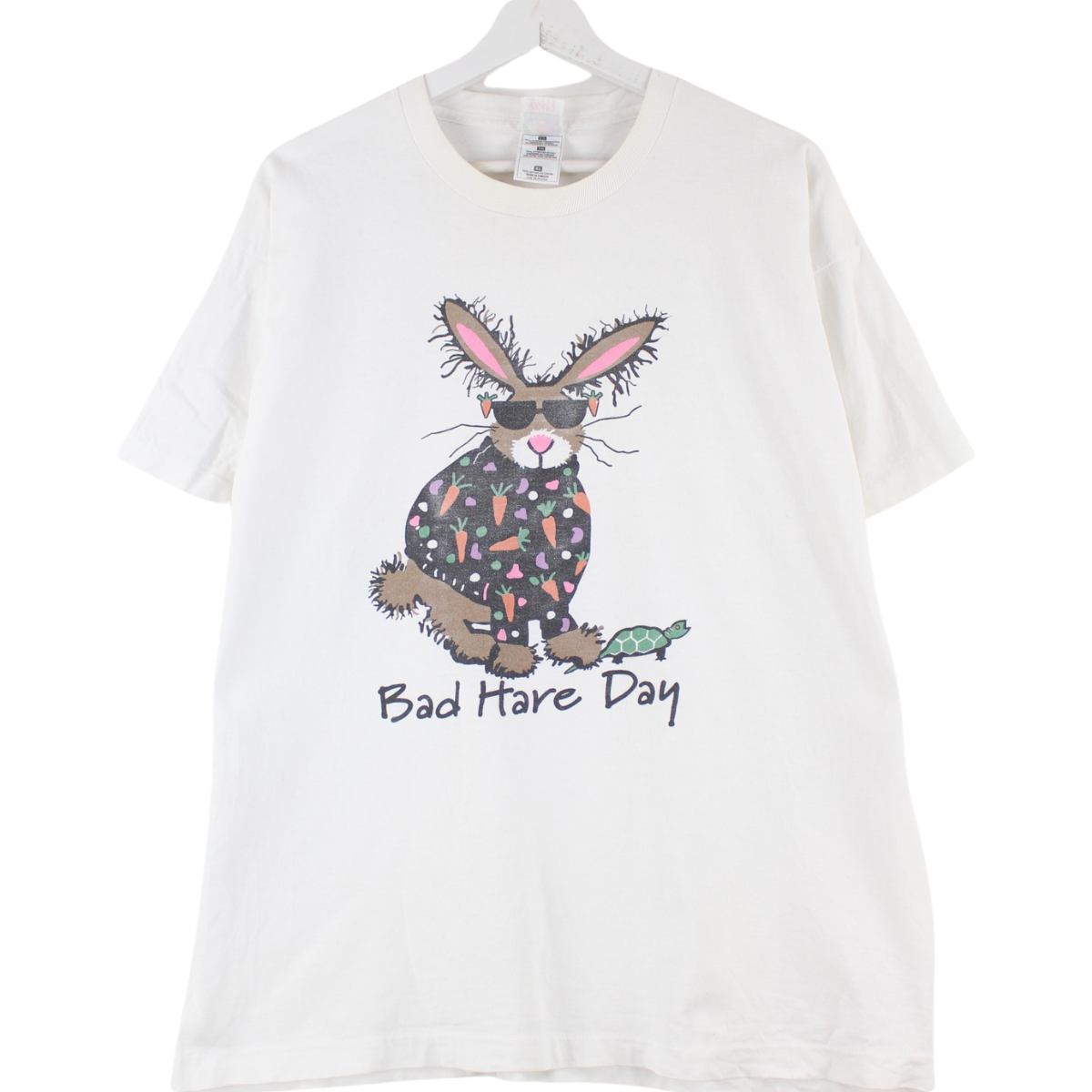 Fruit of the Loom 90s Vintage Bad Hare Day Single Stitch T-Shirt
