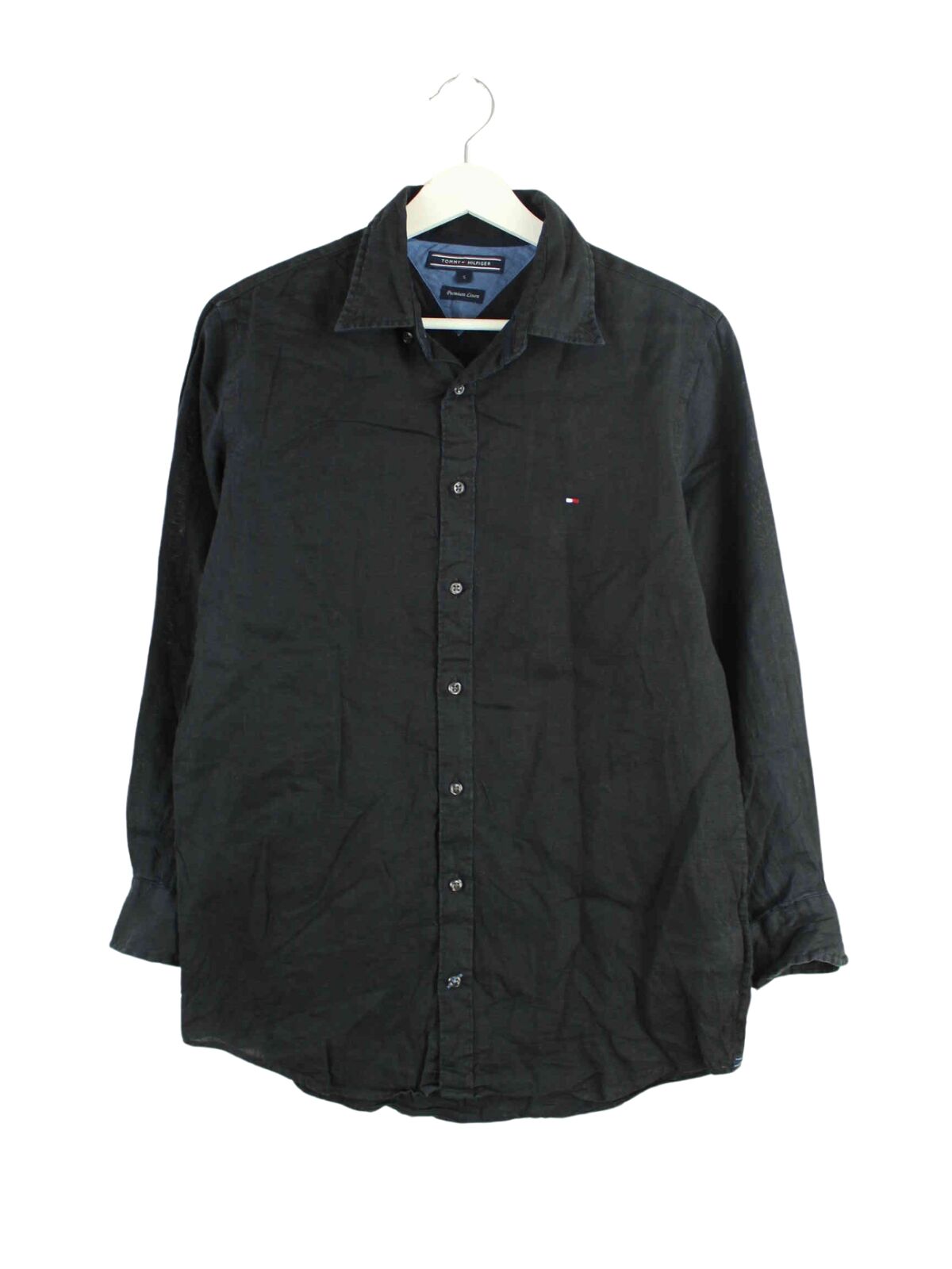 Tommy Hilfiger y2k Basic Hemd Schwarz S (front image)