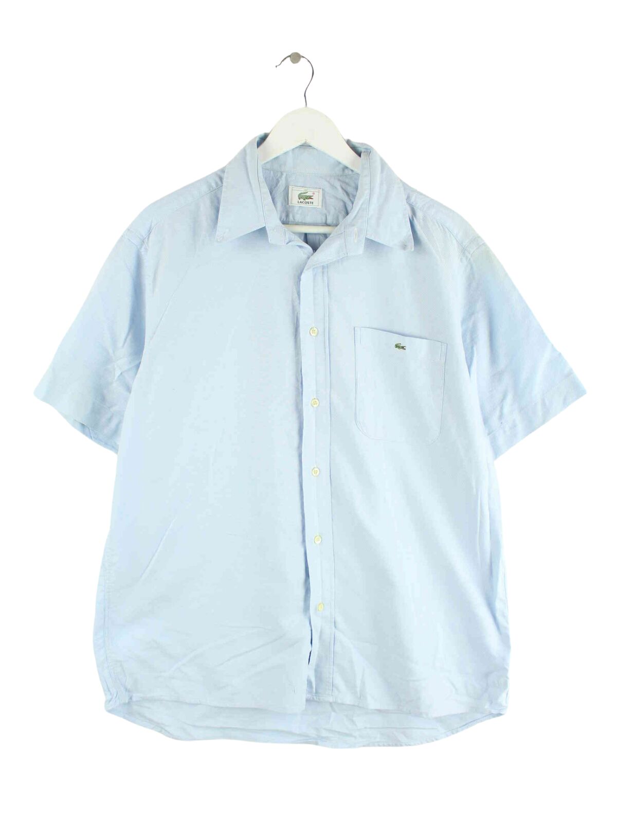 Lacoste Kurzarm Hemd Blau XL (front image)