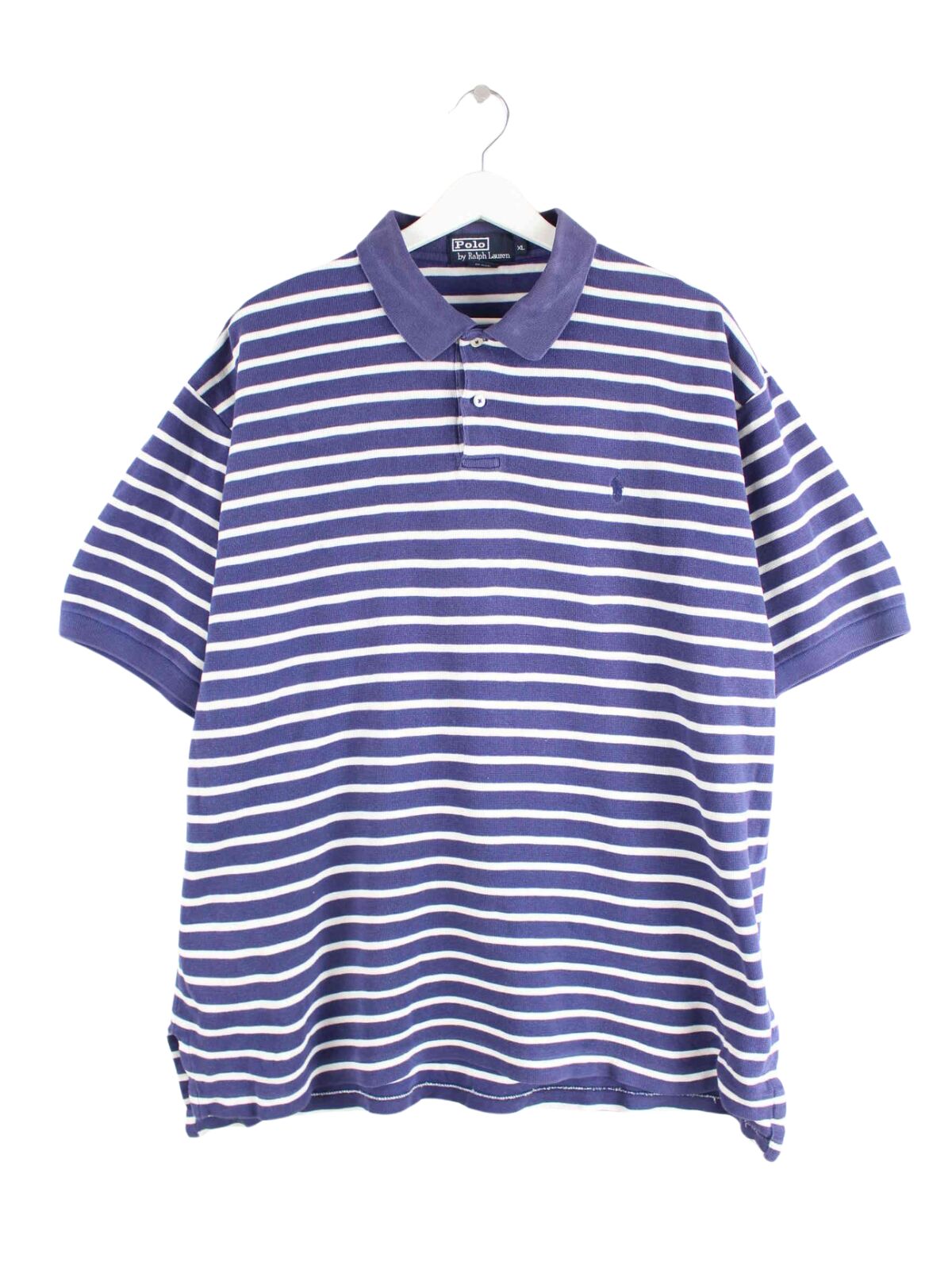 Ralph Lauren Gestreiftes Polo Blau XL (front image)