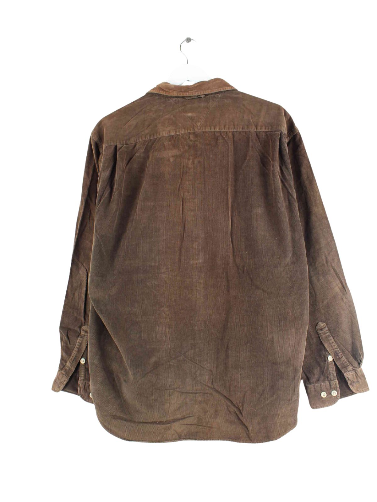 Tommy Hilfiger y2k Cord Hemd Braun XL (back image)