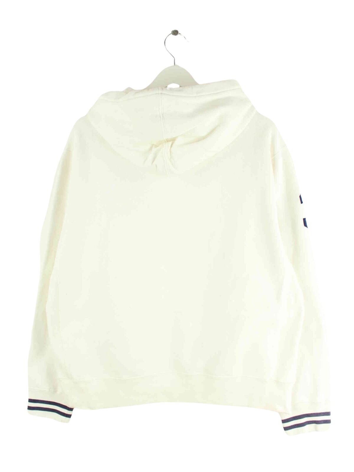 Ralph Lauren 90s Vintage Embroidered Hoodie Weiß L (back image)