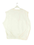 Lacoste 90s Vintage V-Neck Pullunder Weiß XXL (back image)