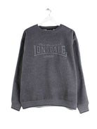 Lonsdale y2k Embroidered Sweater Grau L (front image)