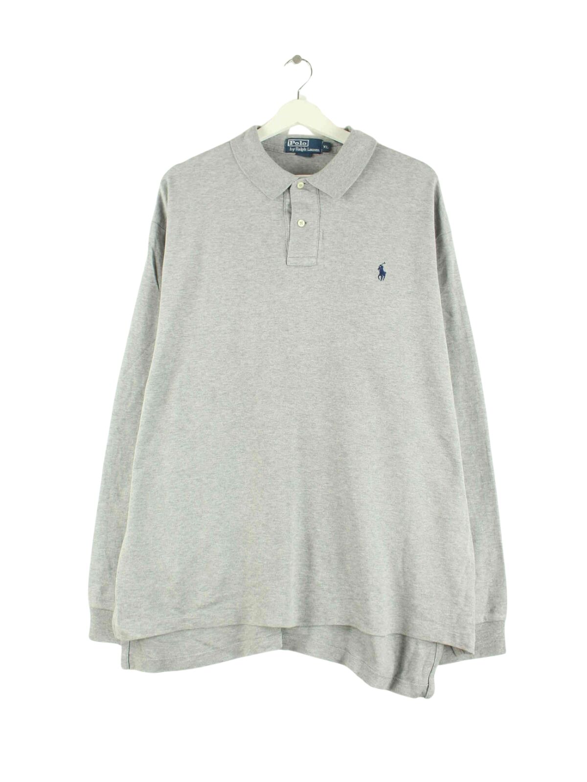 Ralph Lauren Langarm Polo Grau XL (front image)