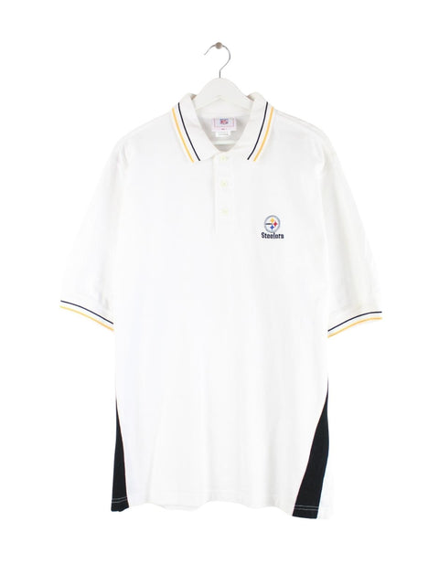NFL Pittsburgh Steelers Polo Weiß L