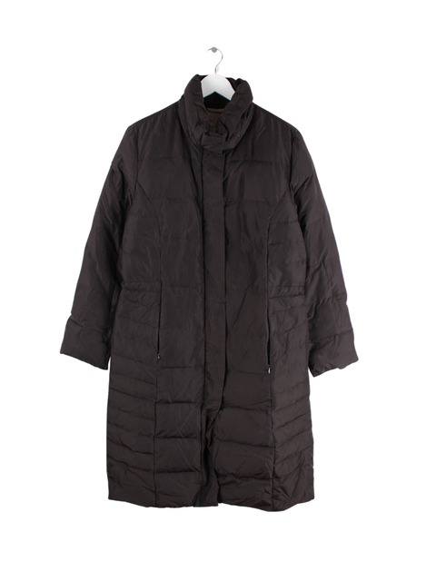Calvin Klein Damen Gefütterte Daunen Parka Jacke Braun M