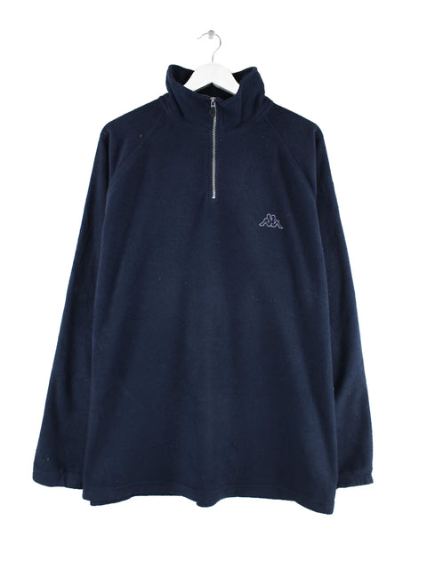 Kappa 00s Half Zip Fleece Jacke Blau XXL
