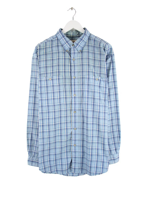 Wrangler 90s Vintage Stripe Hemd Blau XL