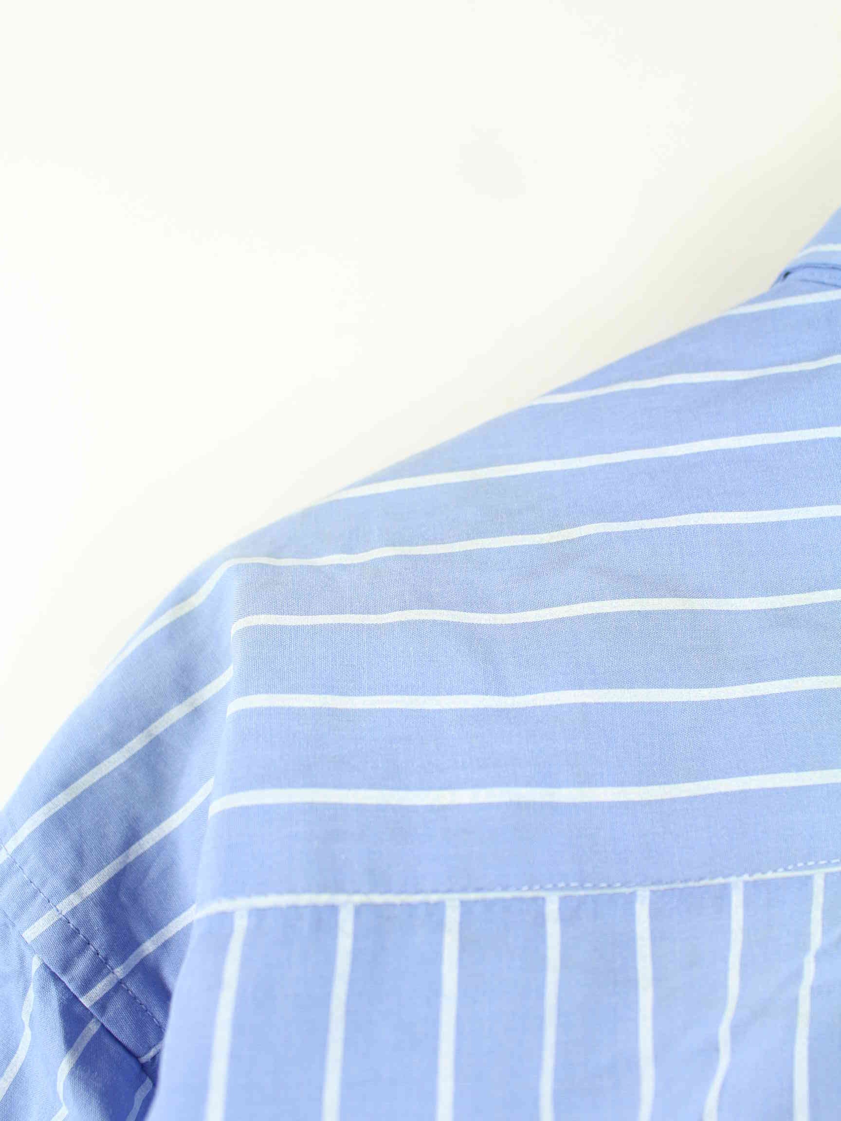 Tommy Hilfiger y2k Striped Short Sleeve Hemd Blau XL (detail image 6)
