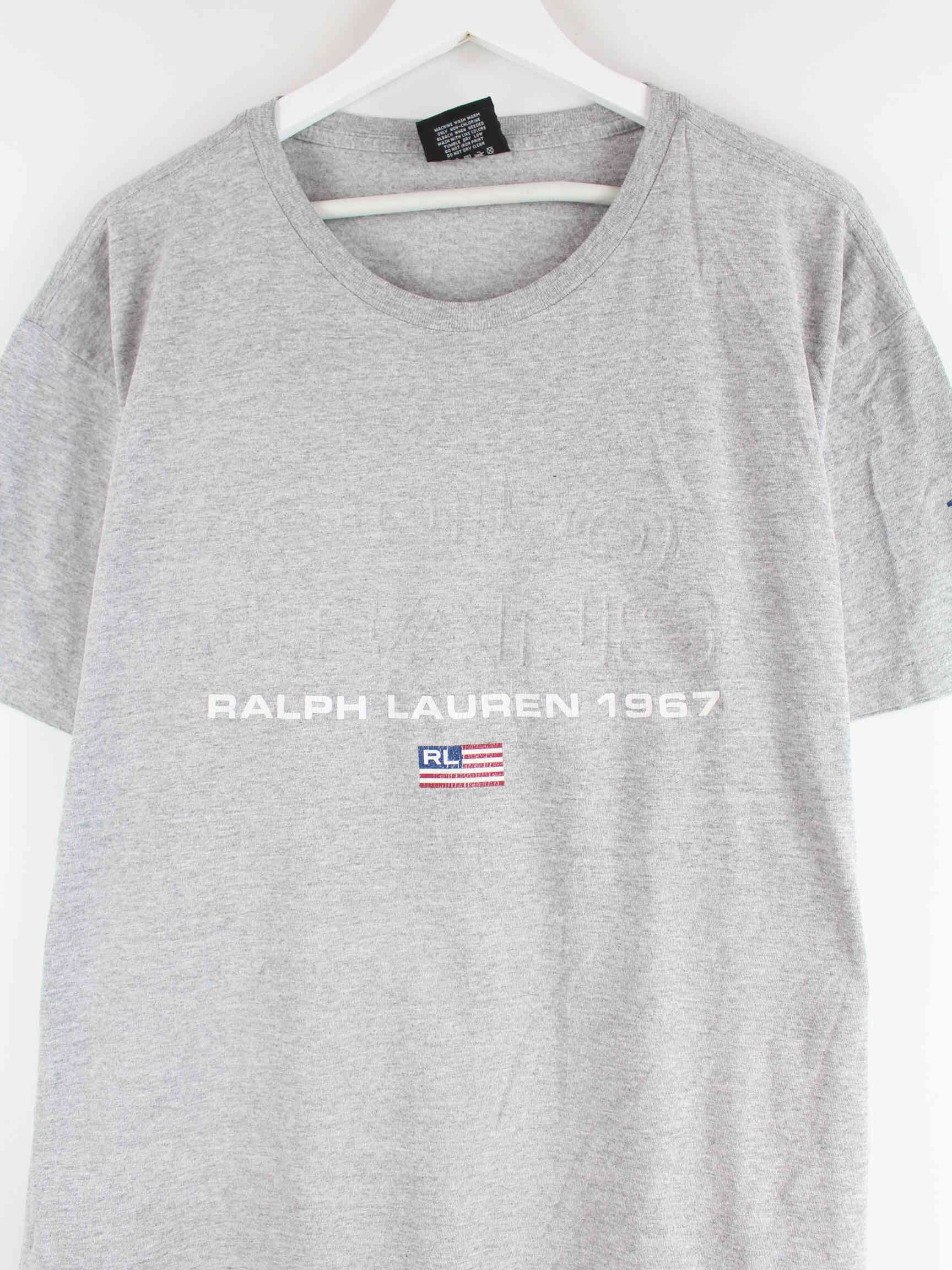 Ralph Lauren Embroidered T-Shirt Grau XL (detail image 1)