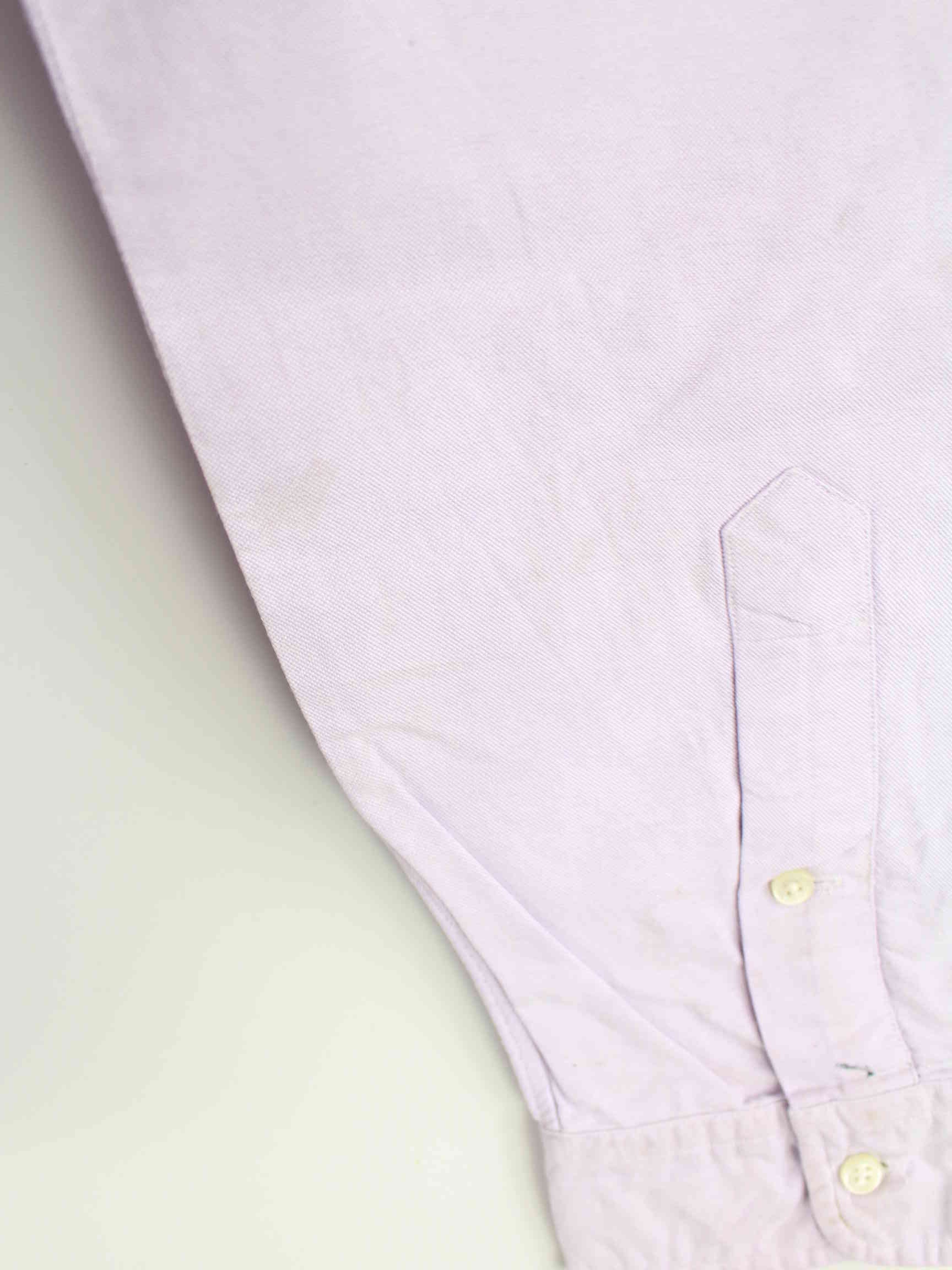 Ralph Lauren 90s Vintage Classic Fit Hemd Lila L (detail image 6)