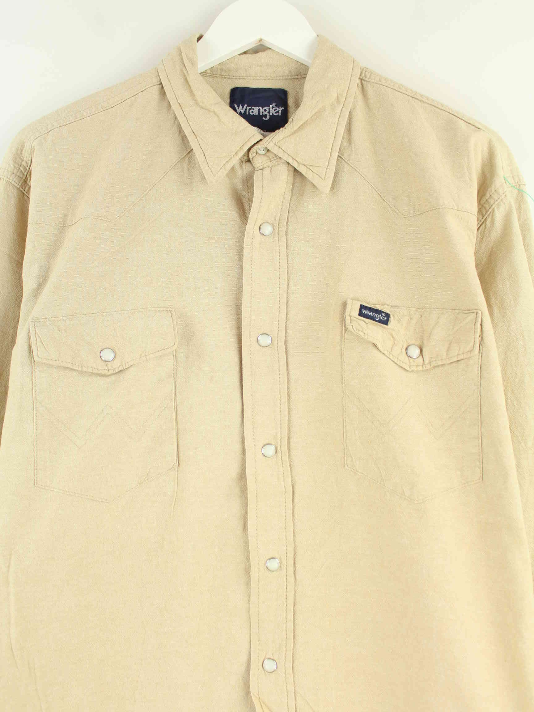 Wrangler 90s Vintage Hemd Beige XL (detail image 1)