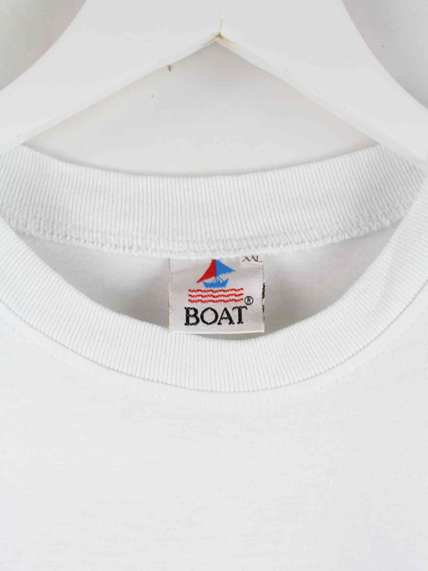 Vintage 90s Tintin Single STitch Print T-Shirt Weiß XL (detail image 2)