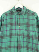 Lee 80s Vintage Flanell Single Stitch Hemd Grün L (detail image 1)
