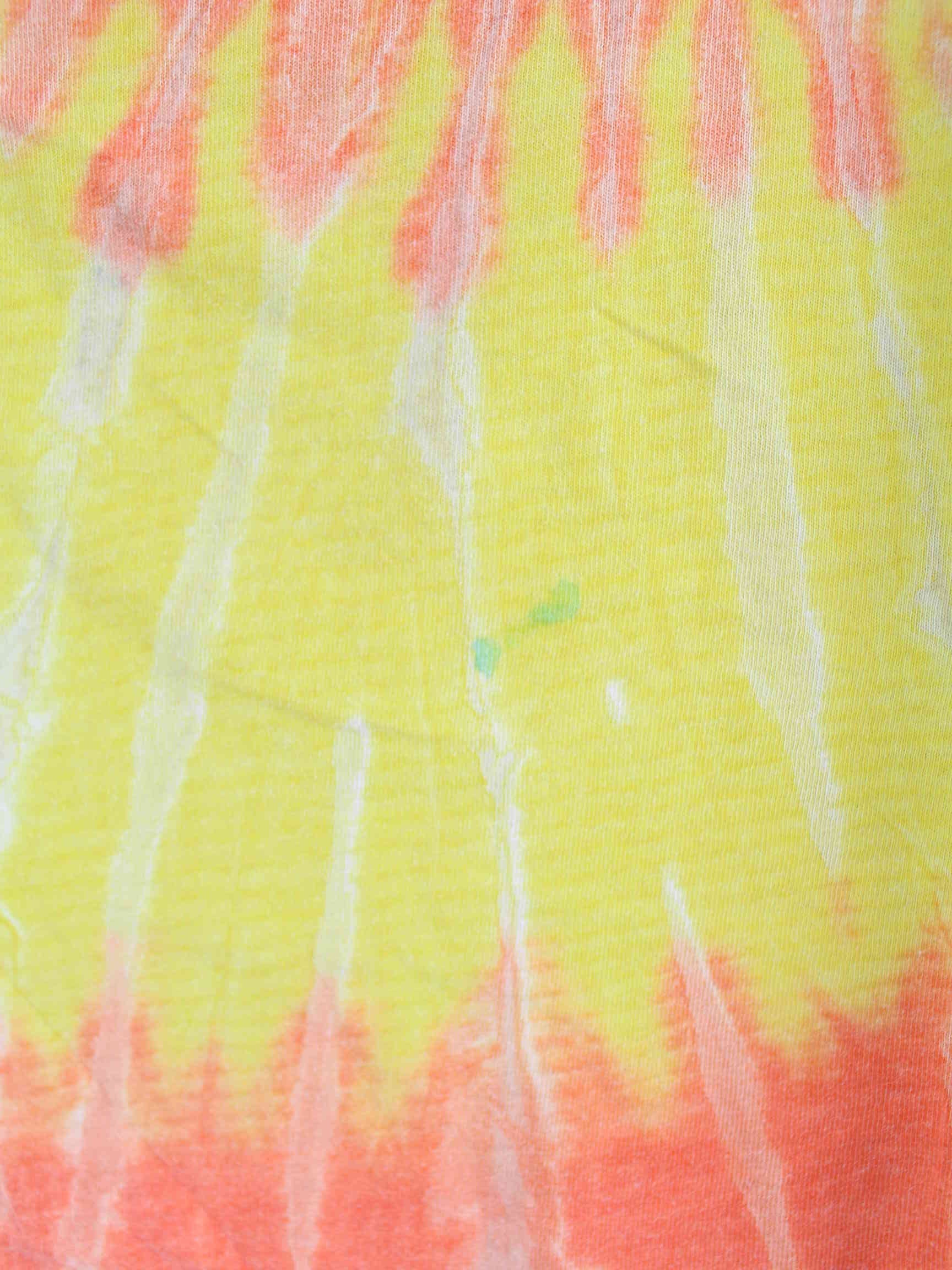 Gildan Heavy Cotton Tie Dye T-Shirt Gelb XL (detail image 2)