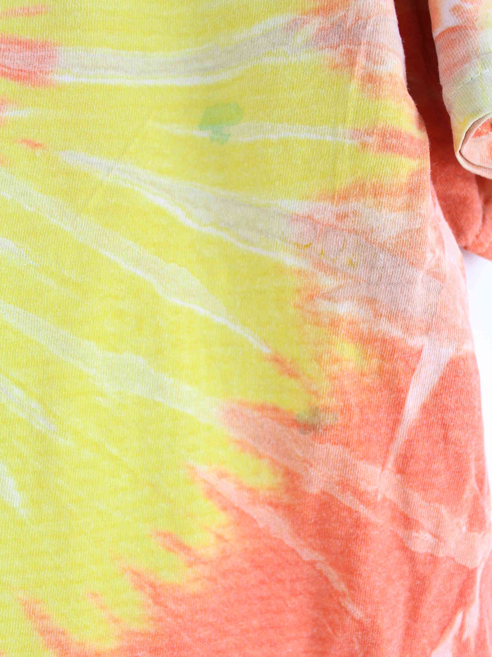 Gildan Heavy Cotton Tie Dye T-Shirt Gelb XL (detail image 3)