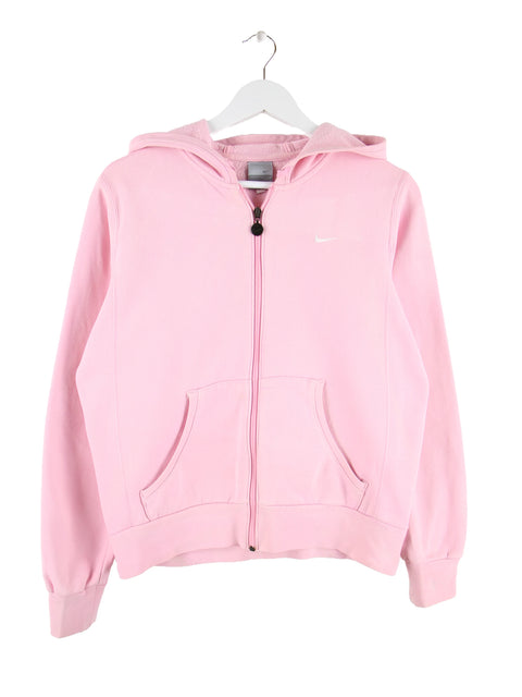 Nike Damen 00s Solo Swoosh Zip Hoodie Pink S