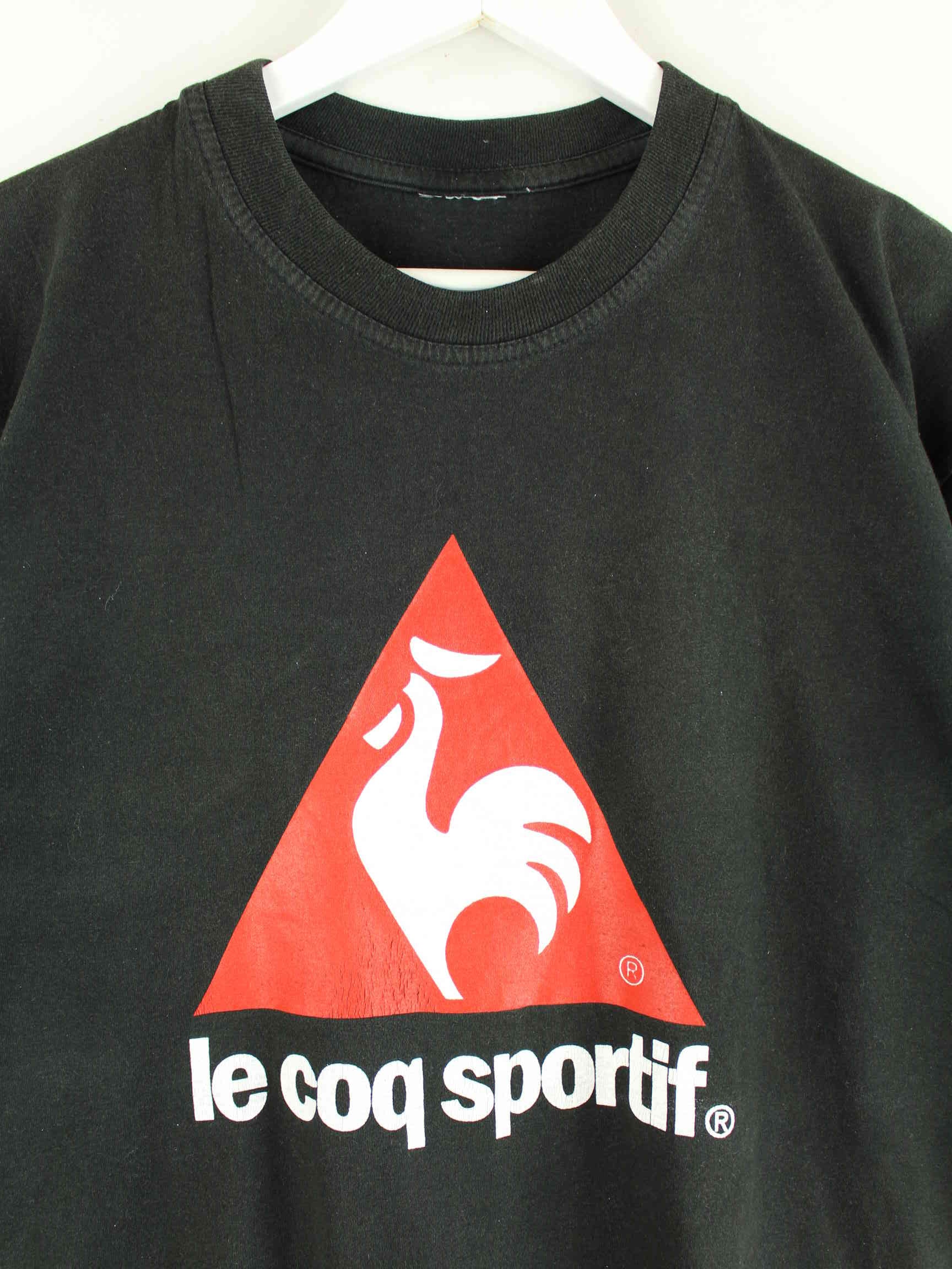 Le Coq Sportif Print T-Shirt Schwarz L (detail image 1)