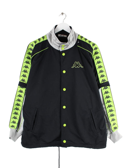 Kappa 00s Tape Trainingsjacke Schwarz M
