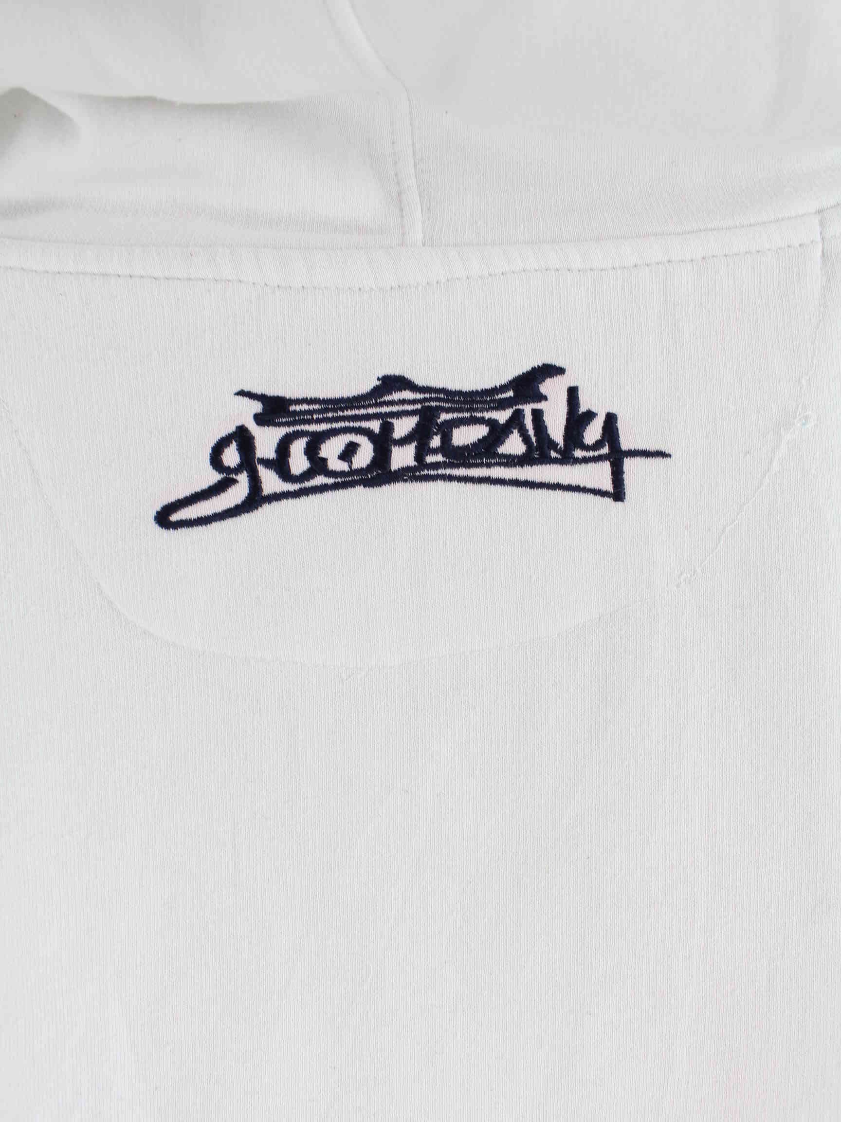 Vintage y2k Bullmaster Embroidery Hoodie Weiß L (detail image 4)