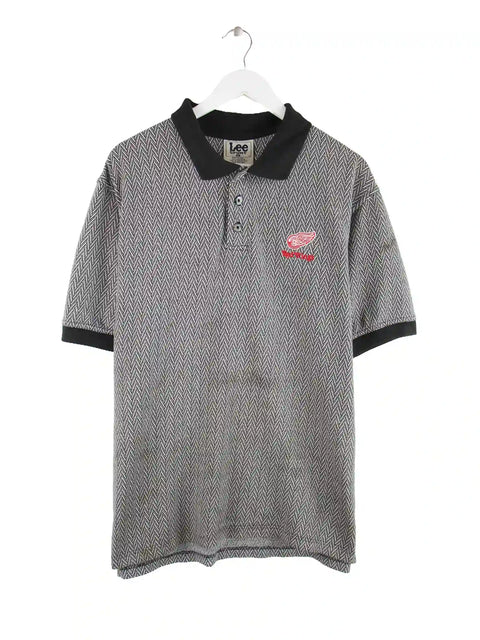 Lee 00s NHL Detroit Red Wings Polo Grau L