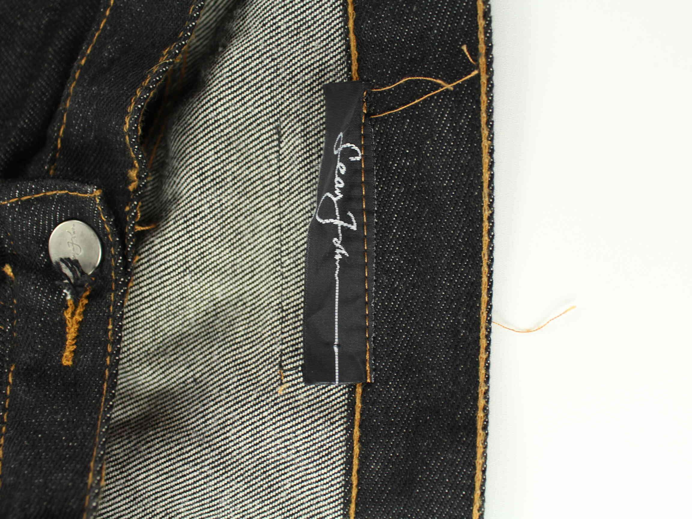 Sean John 90s Vintage Carpenter Jorts / Jeans Shorts Grau W42 (detail image 3)