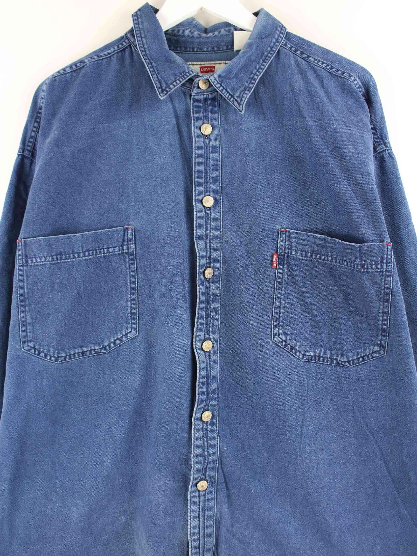 Levi's y2k Denim Hemd Blau XXL (detail image 1)