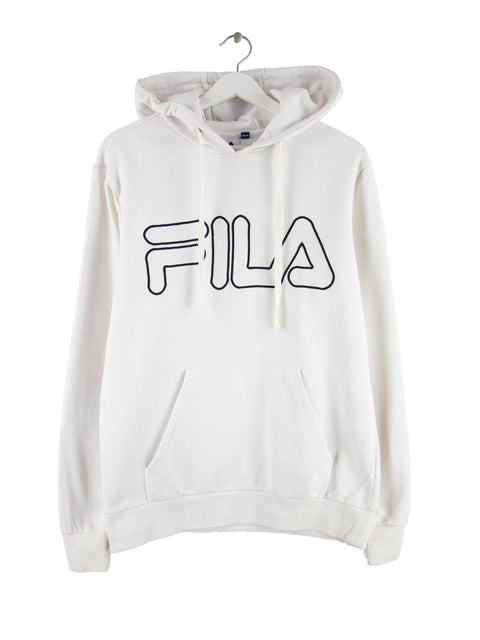Fila Big Logo Hoodie Weiß S