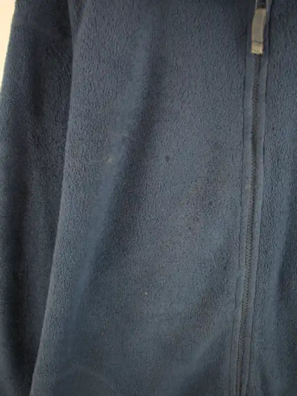 Adidas Fleece Blau XL – Detailansicht Vorderseite