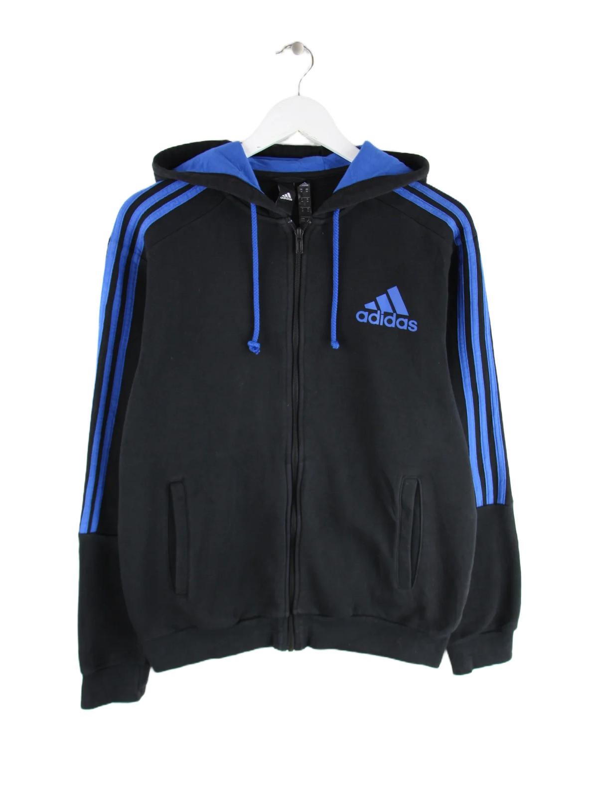 Adidas Hoodie Schwarz M – Vorderseite