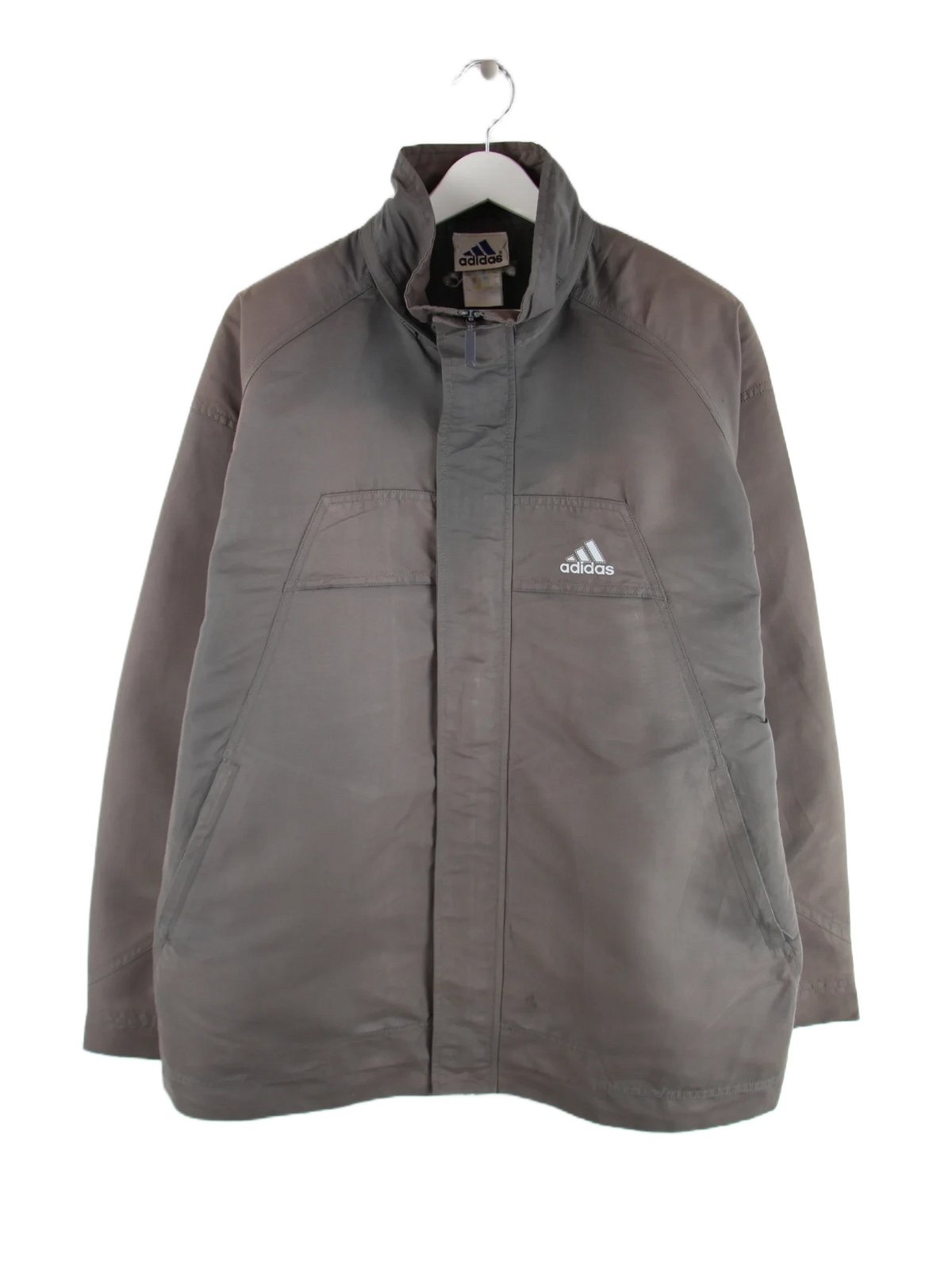 Adidas Leichte Jacke Braun L – Vorderseite