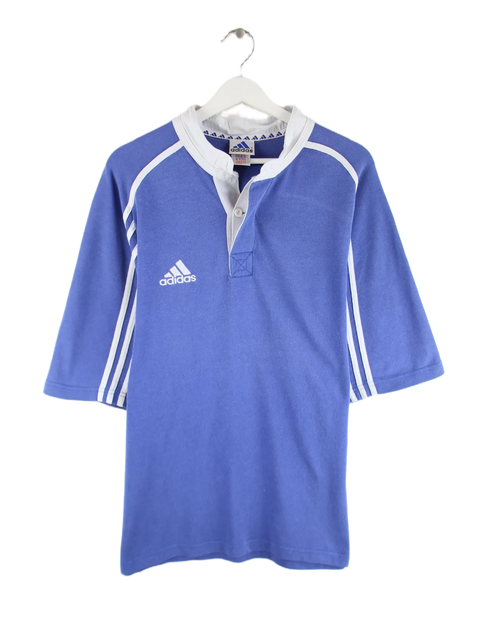 Adidas Polo Blau L – Vorderseite