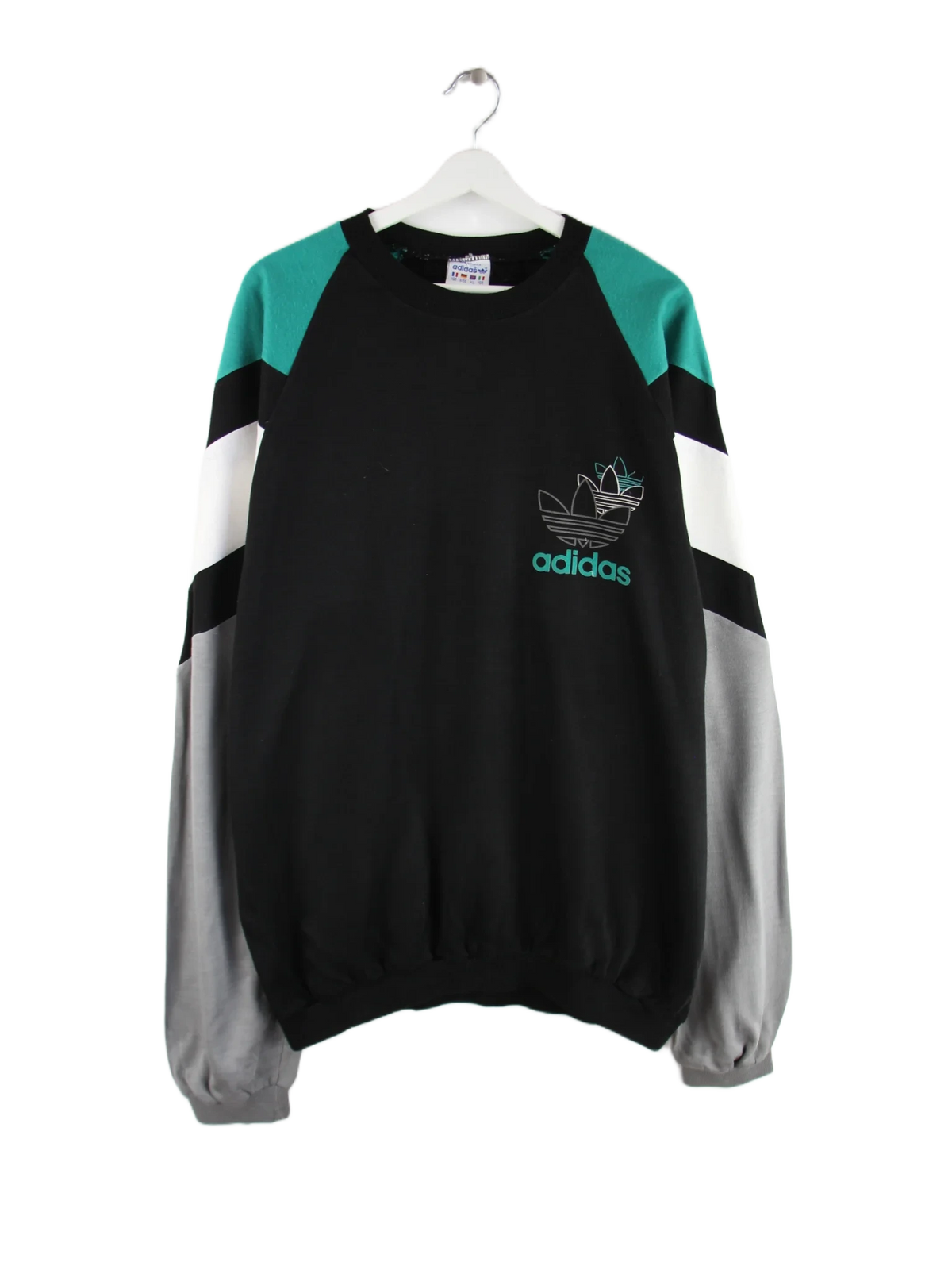 Adidas Sweater Schwarz 4XL – Vorderseite