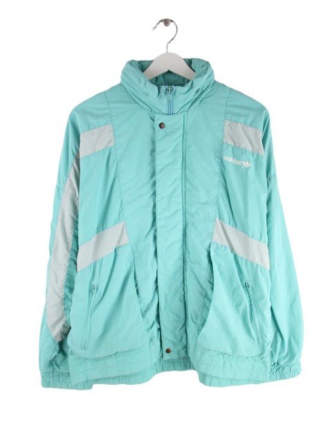 Adidas Trainingsjacke Türkis M – Vorderseite